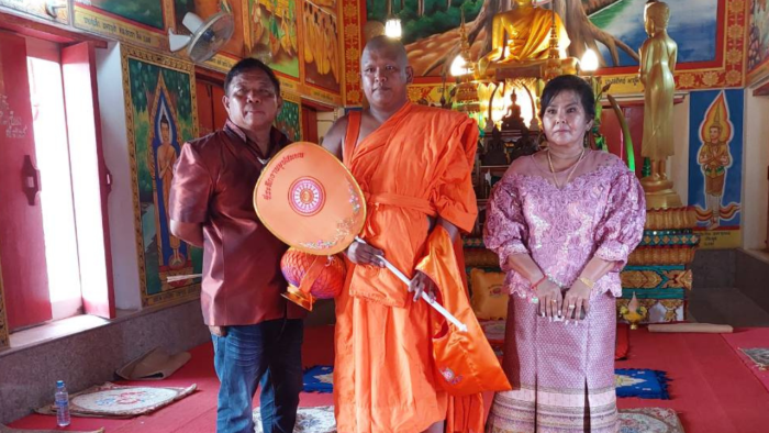 ร่วมอนุโมธนาบุญ “ณัฐภัทร  แย้มปั้น” เดินทางเข้าพิธีอุปสมบท ที่จังหวัดกำแพงเพชร พร้อมด้วยญาติสนิทและครอบครัว