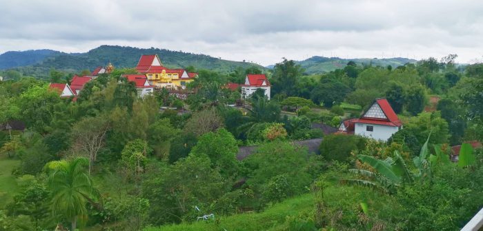 Luang Pu Klaew, abbot of Wat Khao Kho Phatthanaram Ordination of new monks to receive Kathin for the year 2024