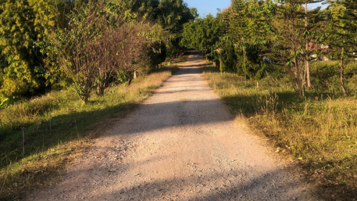  Participate in making merit - pouring roads - Wat Khao Kho Phatthanaram